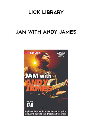 Lick Library - Jam with Andy James courses available download now.