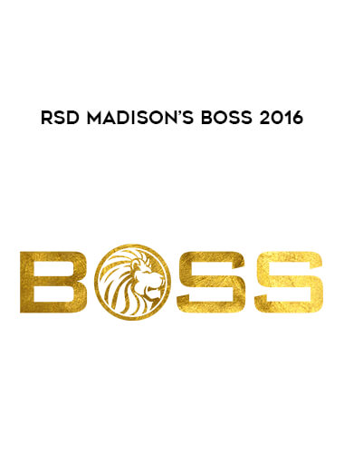 RSD Madison’s BOSS 2016 courses available download now.