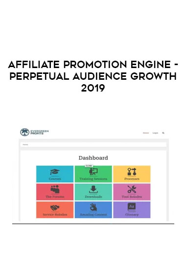 Affiliate Promotion Engine - Perpetual Audience Growth 2019 courses available download now.