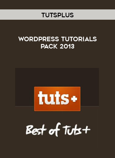 TutsPlus - WordPress Tutorials Pack 2013 courses available download now.