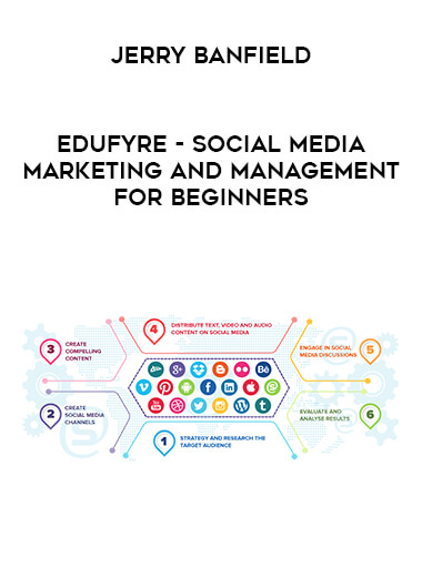 Jerry Banfield - EDUfyre - Social Media Marketing and Management for Beginners courses available download now.