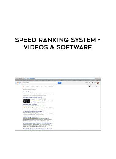 Speed Ranking System - Videos & Software courses available download now.