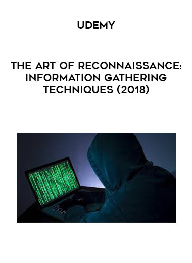 Udemy - The Art of Reconnaissance : Information Gathering Techniques (2018) courses available download now.