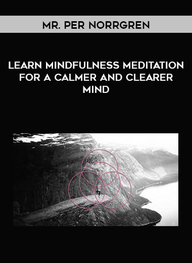 Mr. Per Norrgren - Learn Mindfulness Meditation for a Calmer and Clearer mind courses available download now.