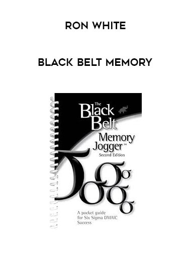 Ron White - Black Belt Memory courses available download now.