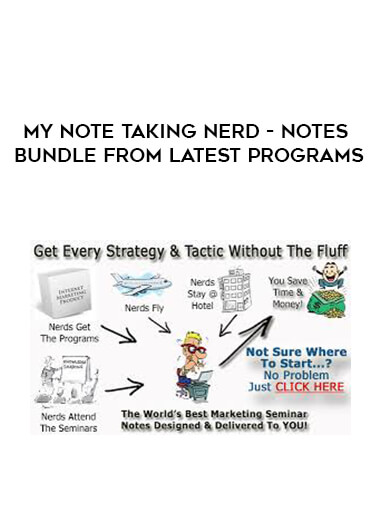 My Note Taking Nerd - Notes Bundle From Latest Programs courses available download now.