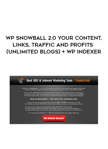 WP Snowball 2.0 Your Content