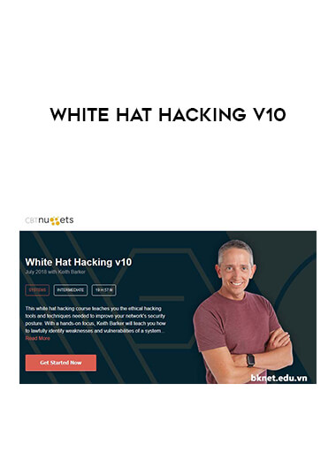 White Hat Hacking v10 courses available download now.