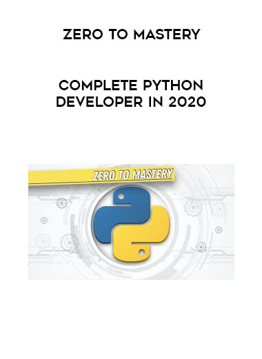 Zero to Mastery - Complete Python Developer in 2020 courses available download now.