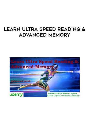 Learn Ultra Speed Reading & Advanced Memory courses available download now.