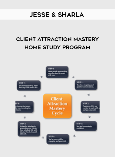 Jesse & Sharla – Client Attraction Mastery Home Study Program courses available download now.