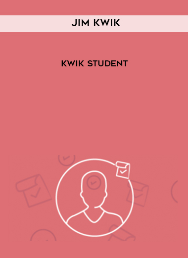 Jim Kwik – Kwik Student courses available download now.