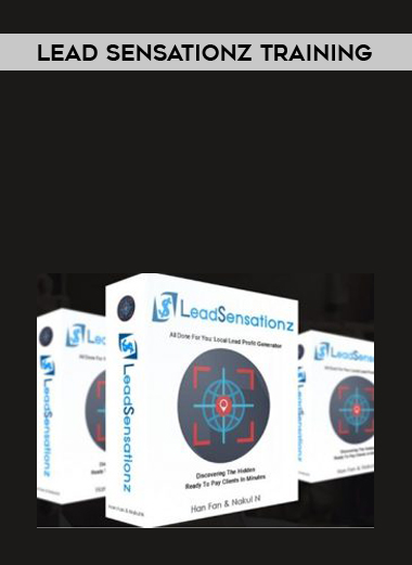 Lead Sensationz Training courses available download now.