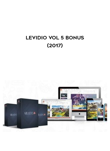 Levidio Vol 5 Bonus(2017) courses available download now.