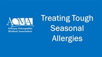 Franklyn Gergits  - Treating Tough Seasonal Allergies courses available download now.