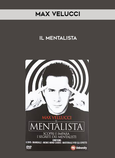 Max Velucci - Il Mentalista courses available download now.