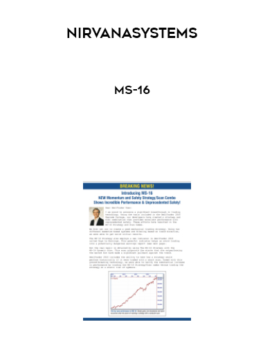 Nirvanasystems - MS-16 courses available download now.