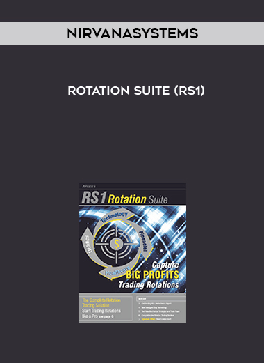 Nirvanasystems - Rotation Suite (RS1) courses available download now.
