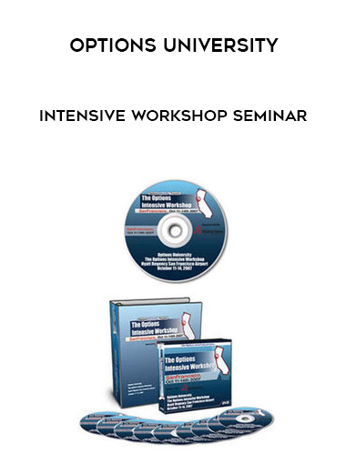 Options University – Intensive Workshop Seminar courses available download now.