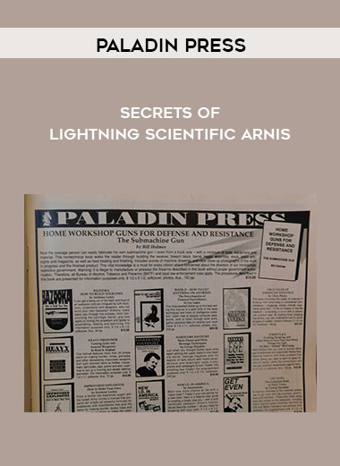 Paladin Press - Secrets of Lightning Scientific Arnis courses available download now.