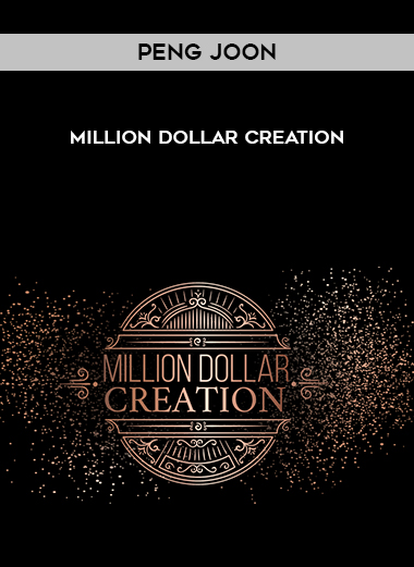 Peng Joon – Million Dollar Creation courses available download now.