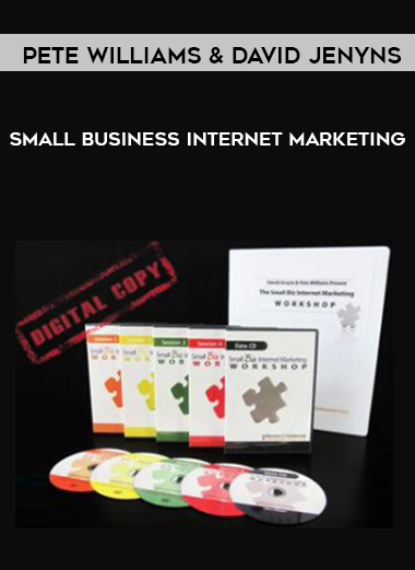 Pete Williams & David Jenyns – Small Business Internet Marketing courses available download now.