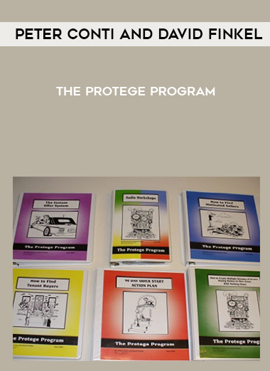 Peter Conti and David Finkel – The Protege Program courses available download now.