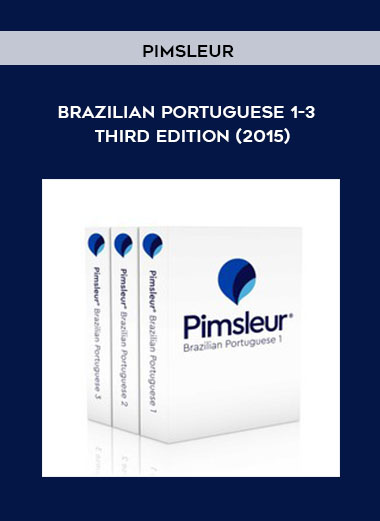 Pimsleur - Brazilian Portuguese 1-3 - Third Edition (2015) courses available download now.