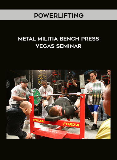 Powerlifting - Metal Militia Bench Press Vegas Seminar courses available download now.
