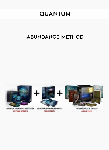 Quantum Abundance Method courses available download now.