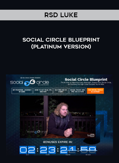 RSD Luke – Social Circle Blueprint (Platinum Version) courses available download now.