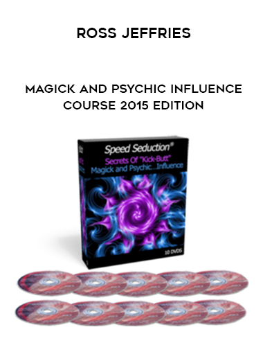 Ross Jeffries – Magick and Psychic Influence Course 2015 Edition courses available download now.