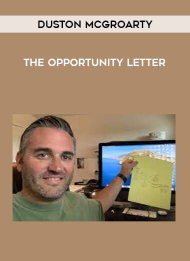 Duston McGroarty - The Opportunity Letter from https://illedu.com