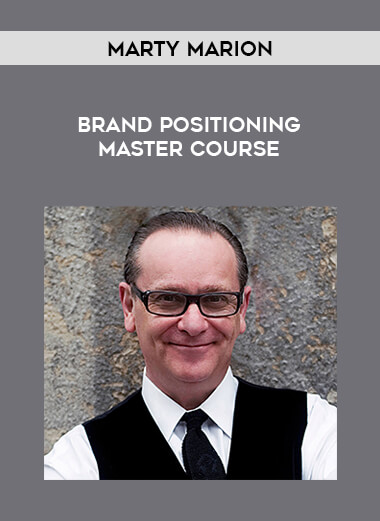 Marty Marion - Brand Positioning Master Course from https://illedu.com