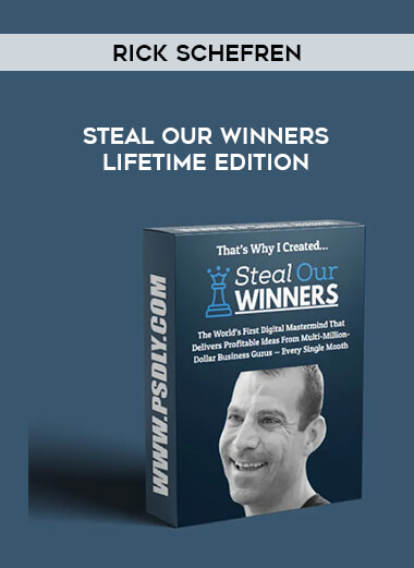 Rick Schefren - Steal Our Winners Lifetime Edition from https://illedu.com