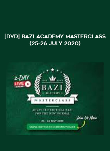 [DVD] BaZi Academy Masterclass (25-26 July 2020) from https://illedu.com