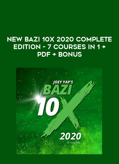 NEW BAZI 10X 2020 Complete Edition - 7 Courses in 1 + PDF + Bonus from https://illedu.com