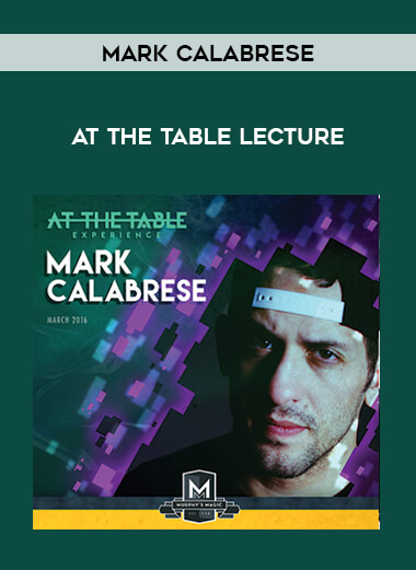 Mark Calabrese - At The Table Lecture from https://illedu.com
