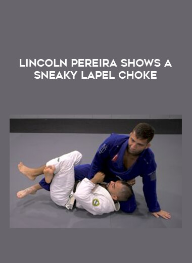Lincoln Pereira Shows A SNEAKY Lapel Choke from https://illedu.com