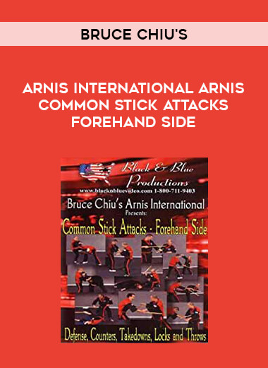 Bruce Chiu's Arnis International Arnis Common Stick attacks Forehand Side from https://illedu.com
