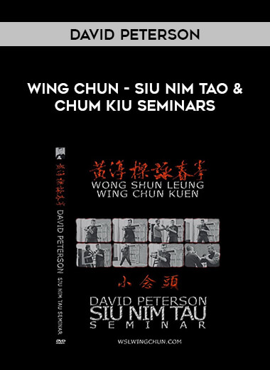 David Peterson - Wing Chun - Siu Nim Tao & Chum Kiu Seminars from https://illedu.com