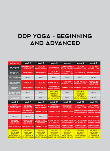 DDP yoga - Beginning And Advanced from https://illedu.com