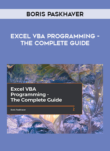 Excel VBA Programming - The Complete Guide by Boris Paskhaver from https://illedu.com