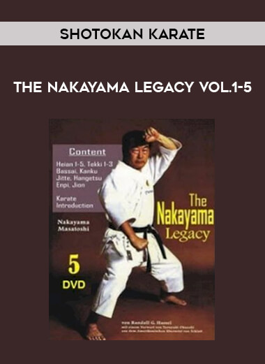 Shotokan Karate - The Nakayama Legacy Vol.1-5 from https://illedu.com