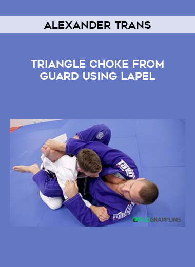 Triangle Choke From Guard using Lapel: Alexander Trans from https://illedu.com