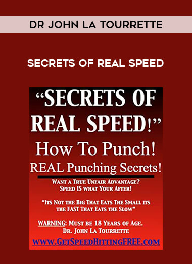 Dr John La Tourrette - Secrets of Real Speed from https://illedu.com