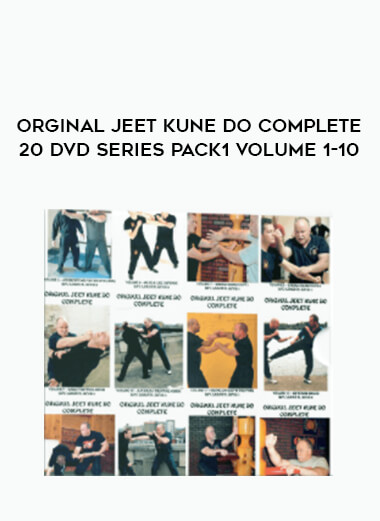 Orginal Jeet Kune Do Complete 20 DVD Series Pack1 Volume 1-10 from https://illedu.com