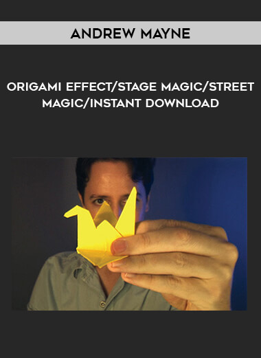 Origami Effect -Andrew Mayne /stage magic /street magic /instant download from https://illedu.com