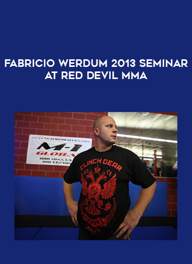Fabricio Werdum 2013 Seminar at Red Devil MMA from https://illedu.com