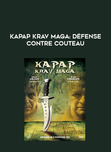 Kapap Krav Maga : défense Contre Couteau from https://illedu.com